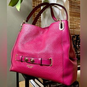 COACH Pink #F35359 Blake Leather Shoulder Bag
